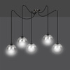 GIGI 5 BL GRAFIT 937/5 lampa pająk nowoczesna klosze kule kolory DESIGN