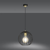 ALBIO 1 WHITE 145/1 wisząca lampa sufitowa LOFT regulowana metalowa złoto biała druciak