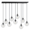 COSMO 9 BL MIODOWY 713/9 lampa wisząca klosze kule regulowana nowoczesna